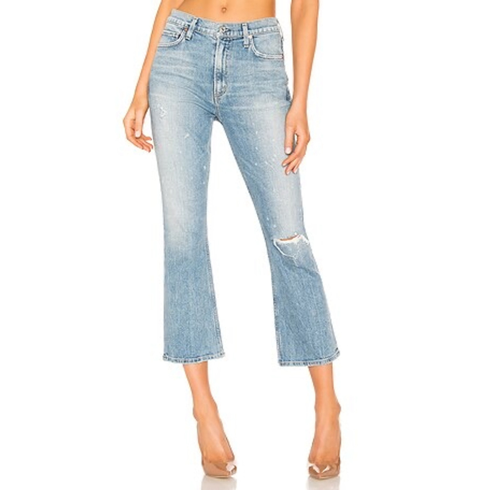 Citizens of Humanity‎ Premium Vintage Demy Cropped Flare in Stargazer 30" Waist